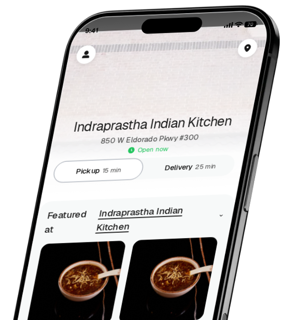 Indraprastha Indian Kitchen app preview